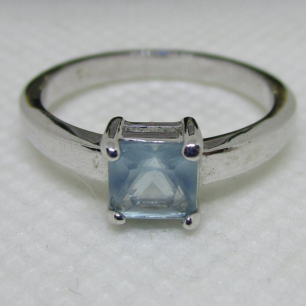 Small Solitaire Stone Set Ring - image 3